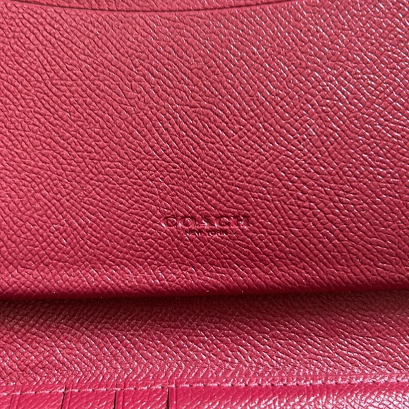 Pink Coach Wallet Wristlet - Picture 10 of 12